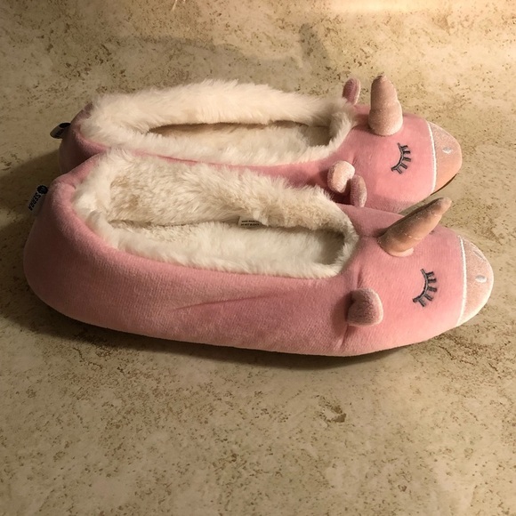Serra Unicorn Pink‎ Slippers Women’s Size 9-10 New Slip On - Picture 1 of 8